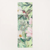 Moderne Boho Wasserfarben-Wildblume Yogamatte (Vorderseite)