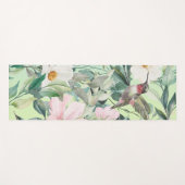 Moderne Boho Wasserfarben-Wildblume Yogamatte (Vorderseite (Horizontal))