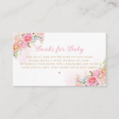 Moderne Boho Wasserfarbenblumenbücher für Kinder Begleitkarte (Vorderseite)