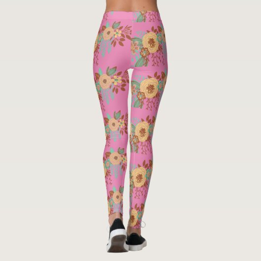 Moderne Boho-Wohngestaltung Leggings (Rückseite)
