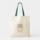 Moderne Boho-Wüste | Bridesmaid Fvor Tote Tag Tragetasche (Rückseite)