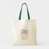 Moderne Boho-Wüste | Bridesmaid Fvor Tote Tag Tragetasche (Vorne)