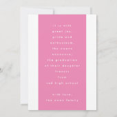 Moderne BOLD GRAD Fade Foto Class Ankündigung (Rückseite)