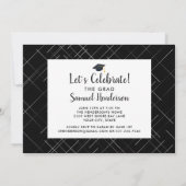 Moderne Bold Grad Foto Graduation Party Einladung (Rückseite)