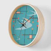 Moderne Boomerangs aus dem Mittelalter, türkisfarb Uhr (Winkel)