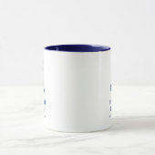 Moderne Bootsanker-Strand-Hochzeitsgeschenke Tasse (Zentrum)