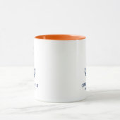 Moderne Bootsanker-Strandhochzeitsfeier Tasse (Zentrum)