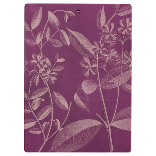 Moderne Botanik III Klemmbrett (Rückseite)