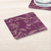 Moderne Botanik III Rechteckiger Pappuntersetzer (angewinkelt)