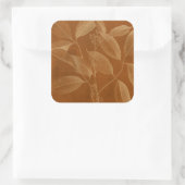 Moderne Botanik VI Quadratischer Aufkleber (Tasche)