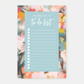 Moderne botanische Abstrakte Kunst Post-it Klebezettel (Vorderseite)