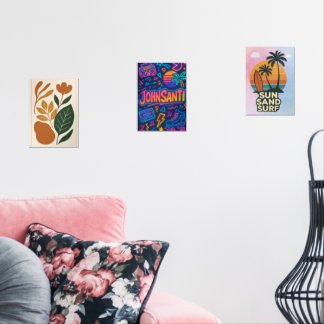 Moderne botanische Birnenkunst Bilderwand Sets