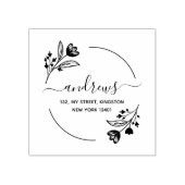 Moderne botanische Blätter Gummistempel (Prägung)