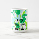Moderne botanische Blätter Kaffeetasse (Mittel)