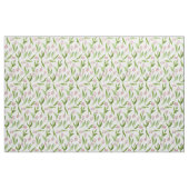 Moderne botanische Blume Pink Tulip Stoff (Fat Quarter (45,7 x 55,9 cm))