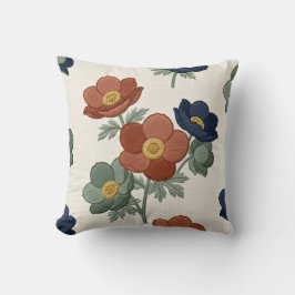 Moderne botanische Blumen-Wurfkissen Kissen