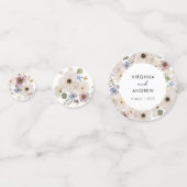 Moderne botanische Flora Confetti Konfetti (Vorderseiten)