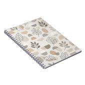Moderne Botanische Geometrie Notizblock (Rechte Seite)