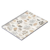 Moderne Botanische Geometrie Notizblock (Linke Seite)