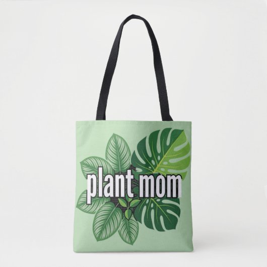Moderne botanische Grafikdesign Tasche (Vorderseite)