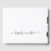 Moderne Botanische Hochzeit Gästebuch (Rückseite)