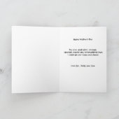 Moderne botanische Illustration Karte (Innenseite)