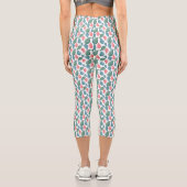 Moderne botanische Kunst Capri Leggings (Rückseite)