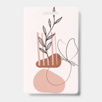 Moderne Botanische Kunst Druck, Ausweis