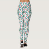 Moderne botanische Kunst Leggings (Rückseite)