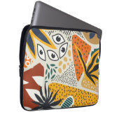 Moderne botanische laptopschutzhülle (Vorne Rechts)