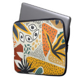 Moderne botanische laptopschutzhülle (Vorderseite Links)