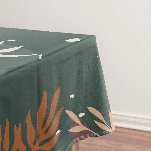 Moderne botanische Lebenskunst   Tischdecke (Beispiel)