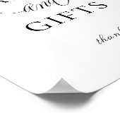 Moderne botanische Lily Cards Schild (Ecke)