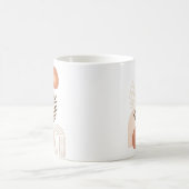 Moderne botanische Morgenröte | Positive Vibes Kaffeetasse (Mittel)