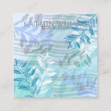 Moderne botanische Ohrring-Grafikkarte