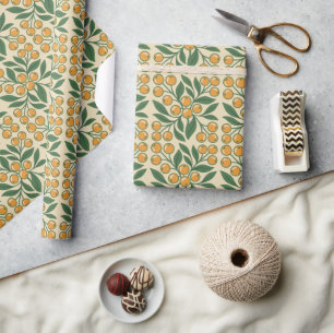Moderne botanische Ostergrüße Geschenkpapier