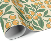 Moderne botanische Ostergrüße Geschenkpapier (Rolleneckpunkt)