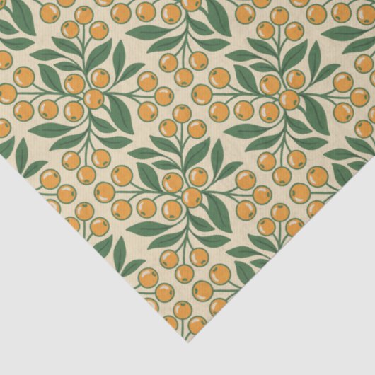 Moderne Botanische Ostergrüße Seidenpapier (Detail)