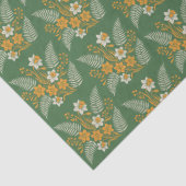 Moderne botanische Ostergrüße Seidenpapier (Detail)