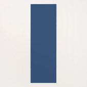 Moderne botanische Palmen auf blauem Personalisier Yogamatte (Rückseite)