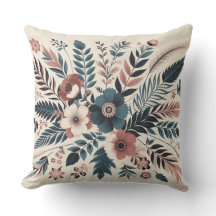 Moderne botanische Sahne-Blumenkunst