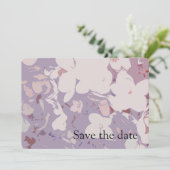 Moderne botanische Save The Date (Stehend Vorderseite)