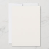 Moderne Botanische Save-the-Date-Karte im Salbeigr Einladung (Rückseite)