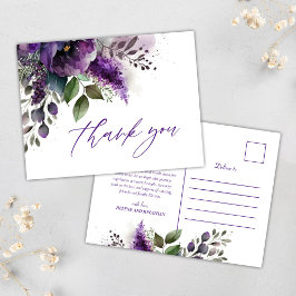Moderne botanische Schrift Elegante Hochzeit Viele Postkarte
