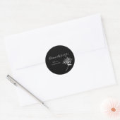 Moderne Botanische Schrift und Honeysuckle Sticker (Umschlag)