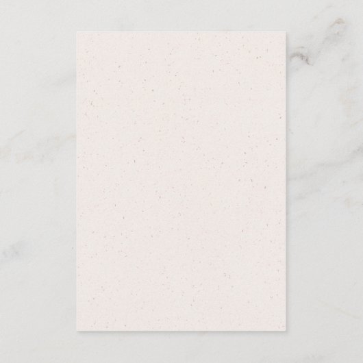 Moderne botanische Schwarze Hochzeitsstimmung Begleitkarte (Rückseite)