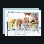 MODERNE BOTANISCHE Segen Rahmen Farne blau Feiertagskarte<br><div class="desc">von kat massard >>> www.simplysweetPAPERIE.com << Ein elegantes, einfaches botanisches Foto-Design. Maximale Fläche, um Ihre schöne Familie zu zeigen! TIPS 1. Um die Größe / Position des Fotos zu ändern, drücken Sie die Schaltfläche "Anpassen".2. Sie können auch die Schriftart ändern, verschieben und mehr Text hinzufügen! BENÖTIGEN SIE HILFE, UM IHR...</div>