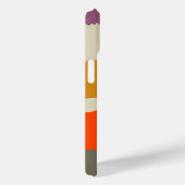 Moderne botanische Silhouette künstlerische Farbbl Case-Mate iPhone Hülle (Rückseite / Rechts)