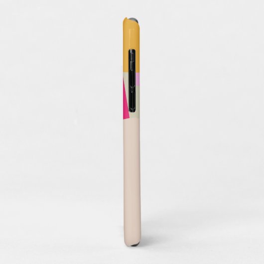 Moderne botanische Silhouette künstlerische Farbbl Case-Mate iPhone Hülle (Hinten/Links)