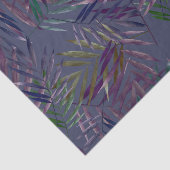 Moderne botanische stilisierte Palmen-Blätter auf Seidenpapier (Ausschnitt)
